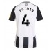 Newcastle United Sven Botman #4 Hjemmedrakt Dame 2024-25 Kortermet